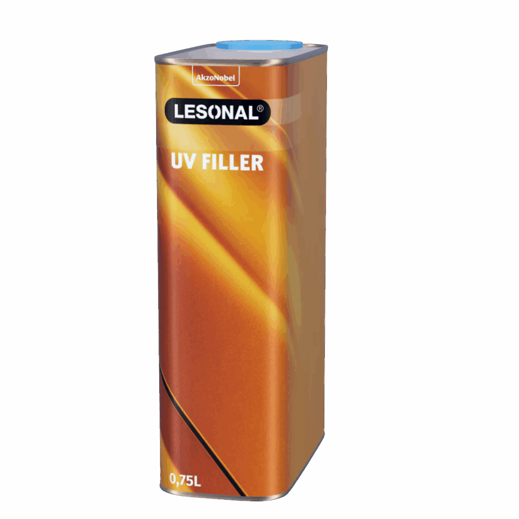 LESONAL UV FILLER DONKERGRIJS 750ML — Lesonal